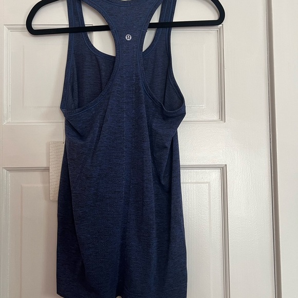 #47 LULULEMON • SWIFTLY TANK • HEATHERED BLUE - Picture 2 of 4